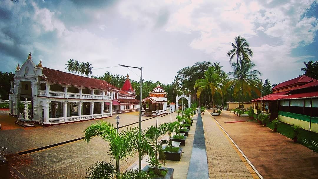 beautiful morjai temple of morjim goa